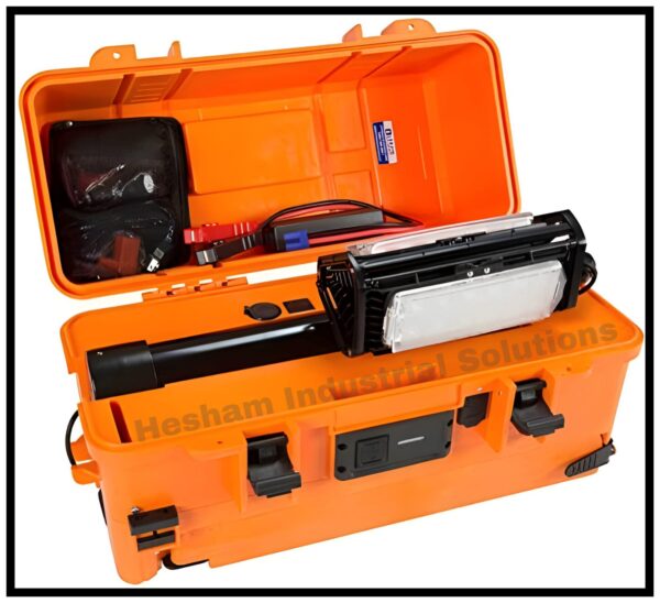 Portable inflatable Emergency LED Rescue Flood/Spot light Lithium battery Telescopic LED work light (HIS-LED-PTL-108)